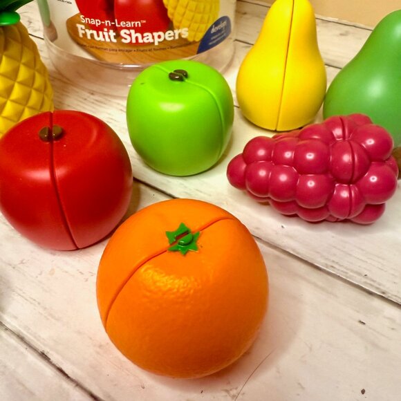 Learning Resources Snap-n-learn Fruit Shapers Play Food Toy - Picture 3 of 5